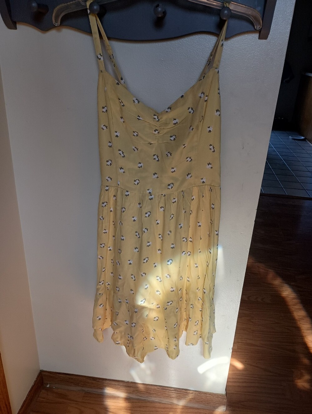 Hollister Yellow Floral Sundress